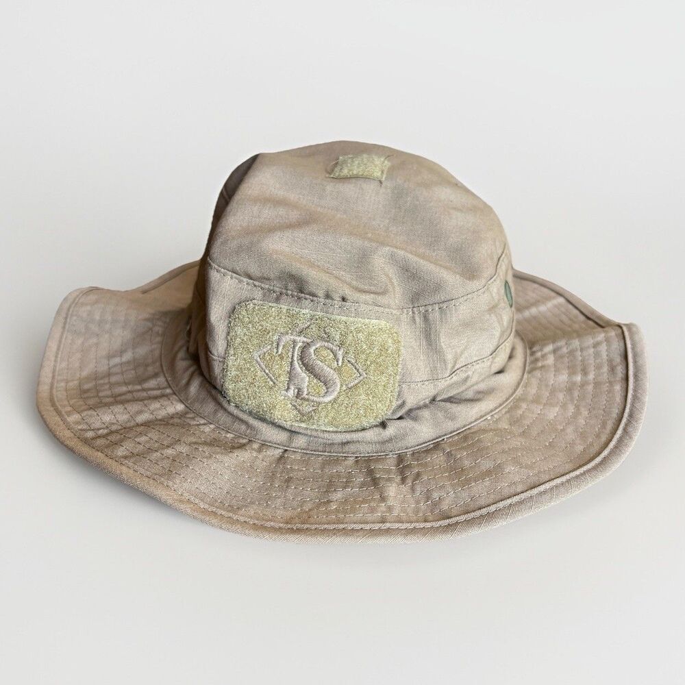 TRU-SPEC Boonie Cap Khaki Hat Sun Hot Weather One Size Military